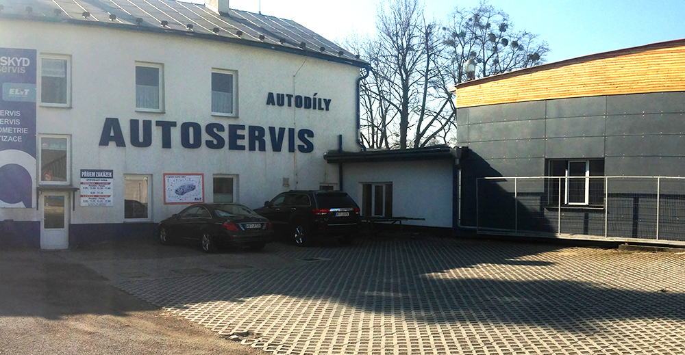 Budova autoservisu BESKYD servis