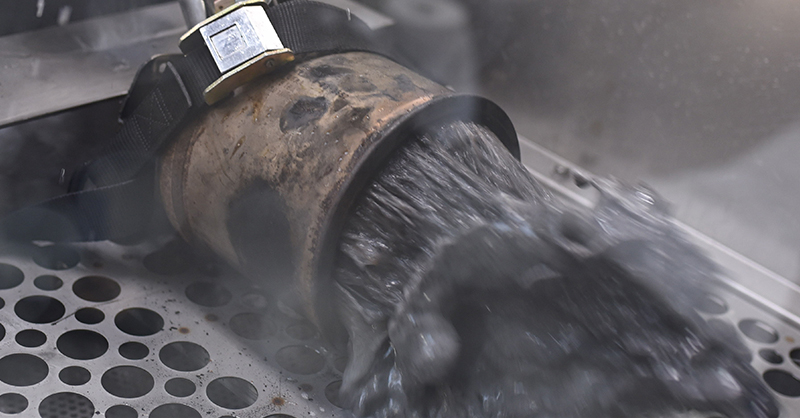 Čištění filtru pevných částic